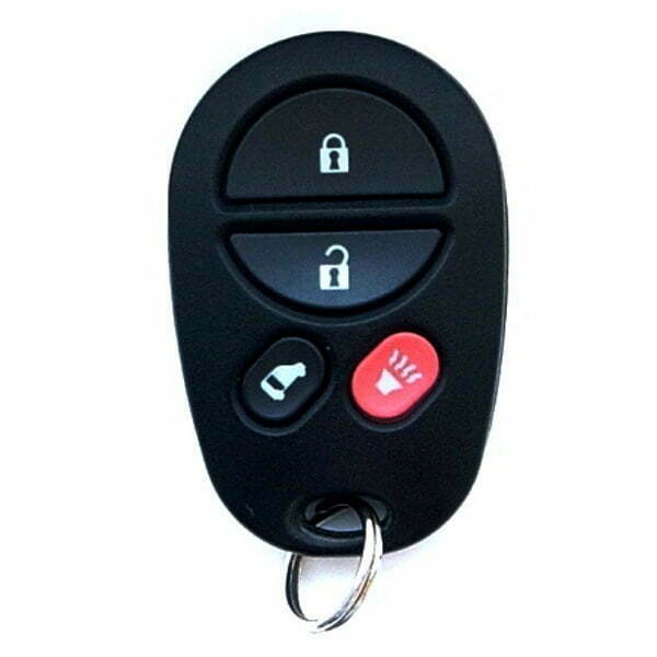 2004-2013 Toyota Sienna / 4-Button Keyless Entry Remote w/ Side Door / PN: 89742-08100 / GQ43VT20T (Aftermarket)