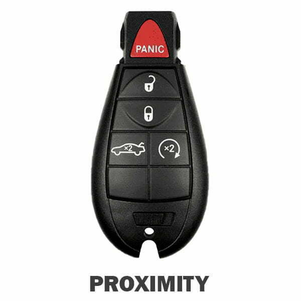 2009-2013 Jeep Grand Cherokee Dodge Durango / 5-Button Keyless Go Fobik / IYZ-C01C (Aftermarket)