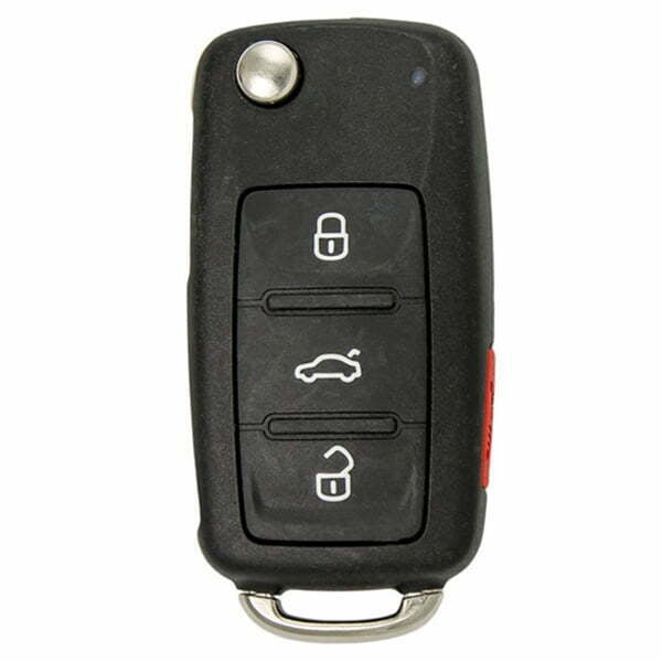 2012-2018 Volkswagen / 4-Button Flip Key / PN: 5KO837202BJ / NBGFS93N (Aftermarket)