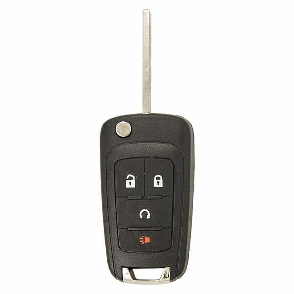 2014-2018 GM / 4-Button Flip Key Remote / FCC: KR55WK500733 (Aftermarket)