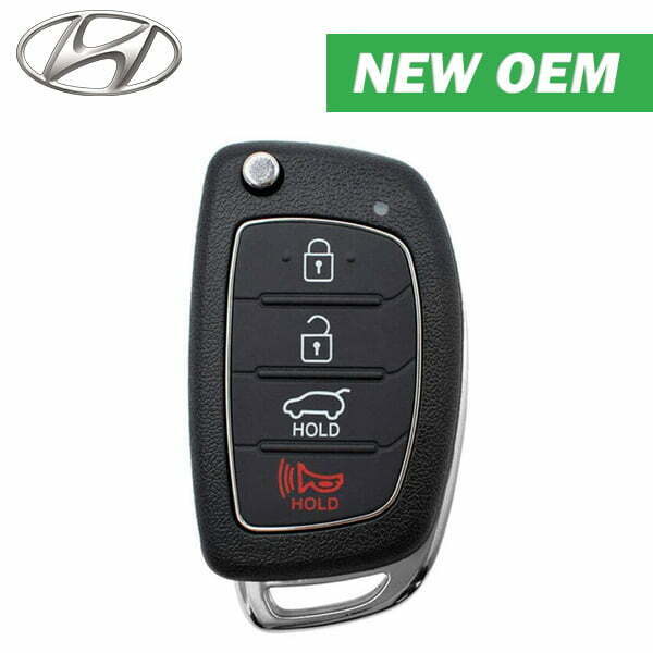 2015-2019 Hyundai Tucson / 4-Button Remote Flip Key / PN: 95430-D3000 / TQ8-RKE-4F25 / Canadian Version (OEM)