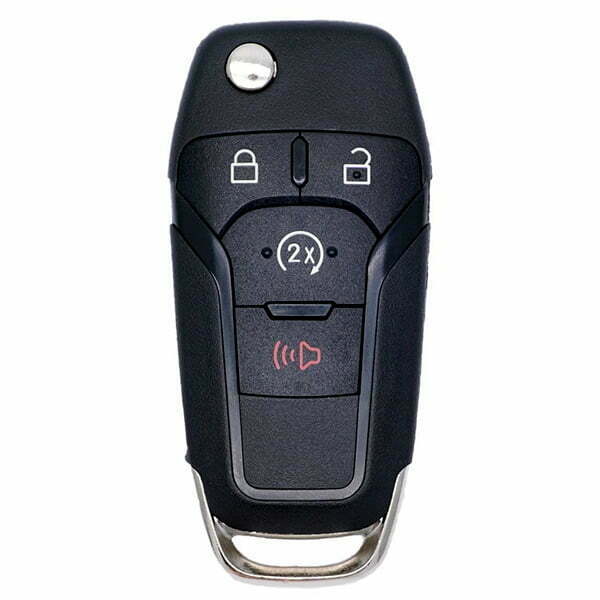 2015-2022 Ford F-Series Raptor Ranger / 4-Button Flip Key / PN: 164-R8134 / FCC ID: N5F-A08TDA (Aftermarket)