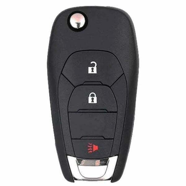 2016-2025 Chevrolet Cruze XL8 / 3-Button Remote Flip Key / PN: 13514134 / LXP-T004 (Aftermarket)