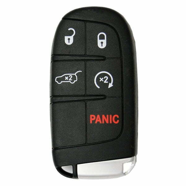 2017-2021 Jeep Compass / 5-Button Smart Key / PN: 68250343AB / M3N-40821302 (Aftermarket)