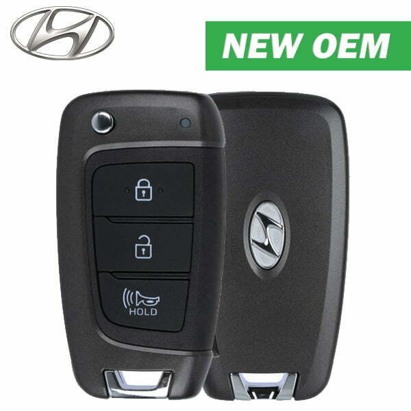2021-2024 Hyundai Tucson / 3-Button Remote Flip Key / FCC ID: TQ8-RKE-4F43 / PN: 95430-N9050 (OEM)