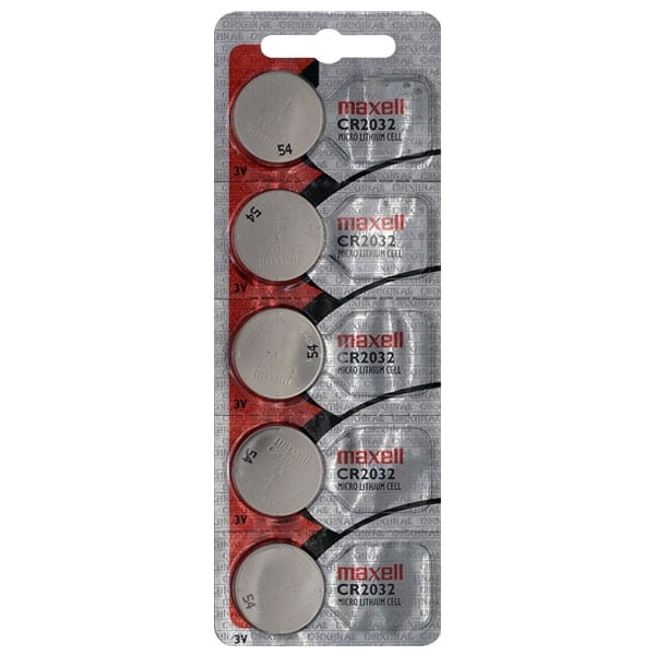 5-PACK of CR2032 3-Volt Lithium Batteries
