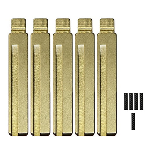 5-Pack Hyundai HY18 Flip Key Blade w/ Roll Pins for OEM Remotes