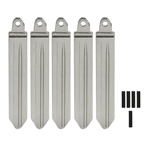 5-Pack Hyundai/Kia HYN14R Flip Key Blade w/ Roll Pins for OEM Remotes