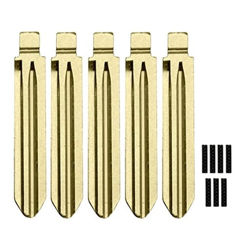 5-Pack Kia HYN14R Flip Key Blade w/ Roll Pins for OEM Remotes