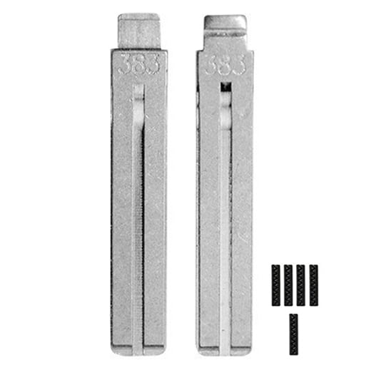 5-Pack Hyundai KIA7 Remote Flip Brass Blade w/ Roll Pins for OEM Remotes