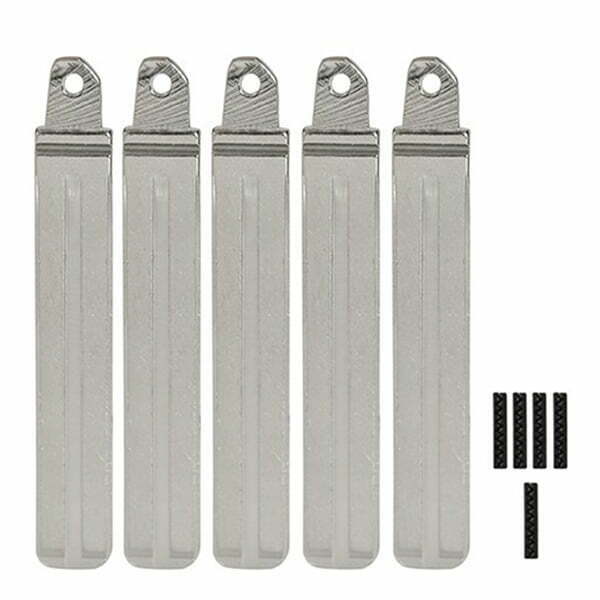 5-Pack Kia Flip Key Blade w/ Roll Pins for OEM Remotes