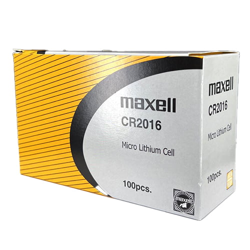 100 Batteries of CR2016 3-Volt Lithium Batteries (20-Packs)