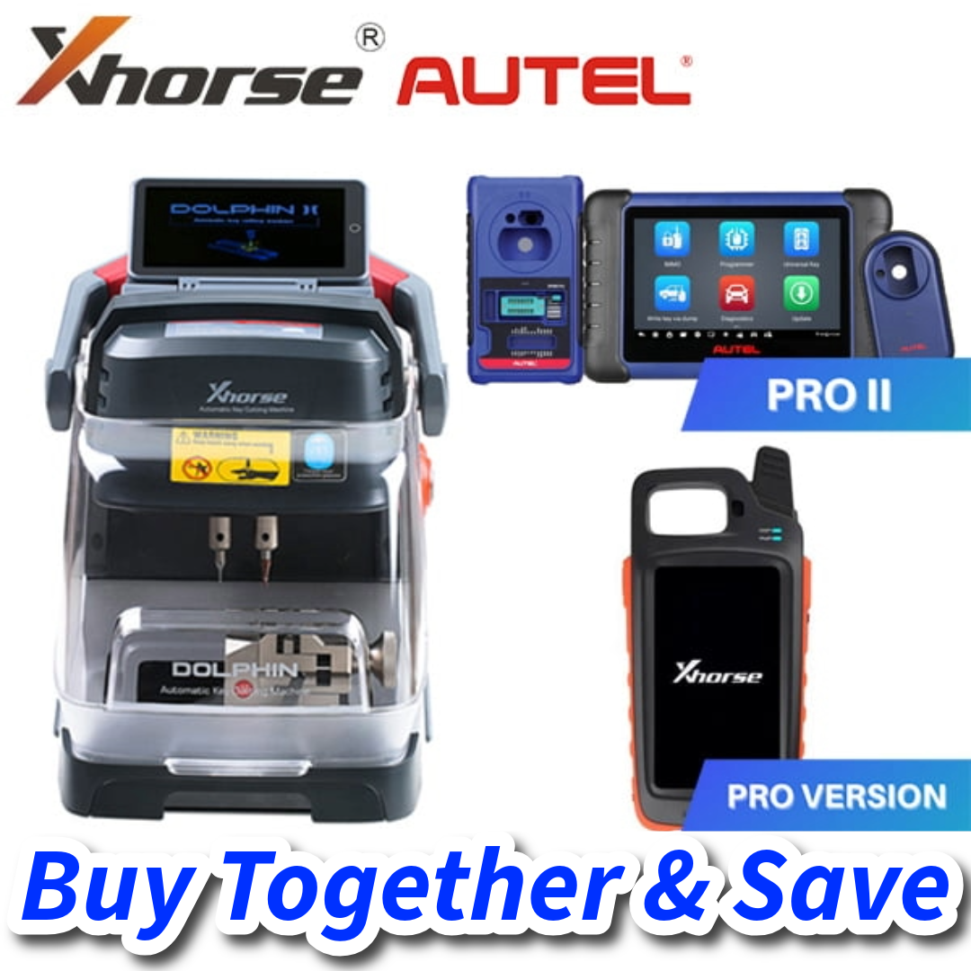 Kickstart Bundle – Xhorse Dolphin II XP-005L Key Cutting Machine + Autel MaxiIM IM508S Key Programmer + XP400 PRO + Xhorse VVDI Key Tool MAX PRO