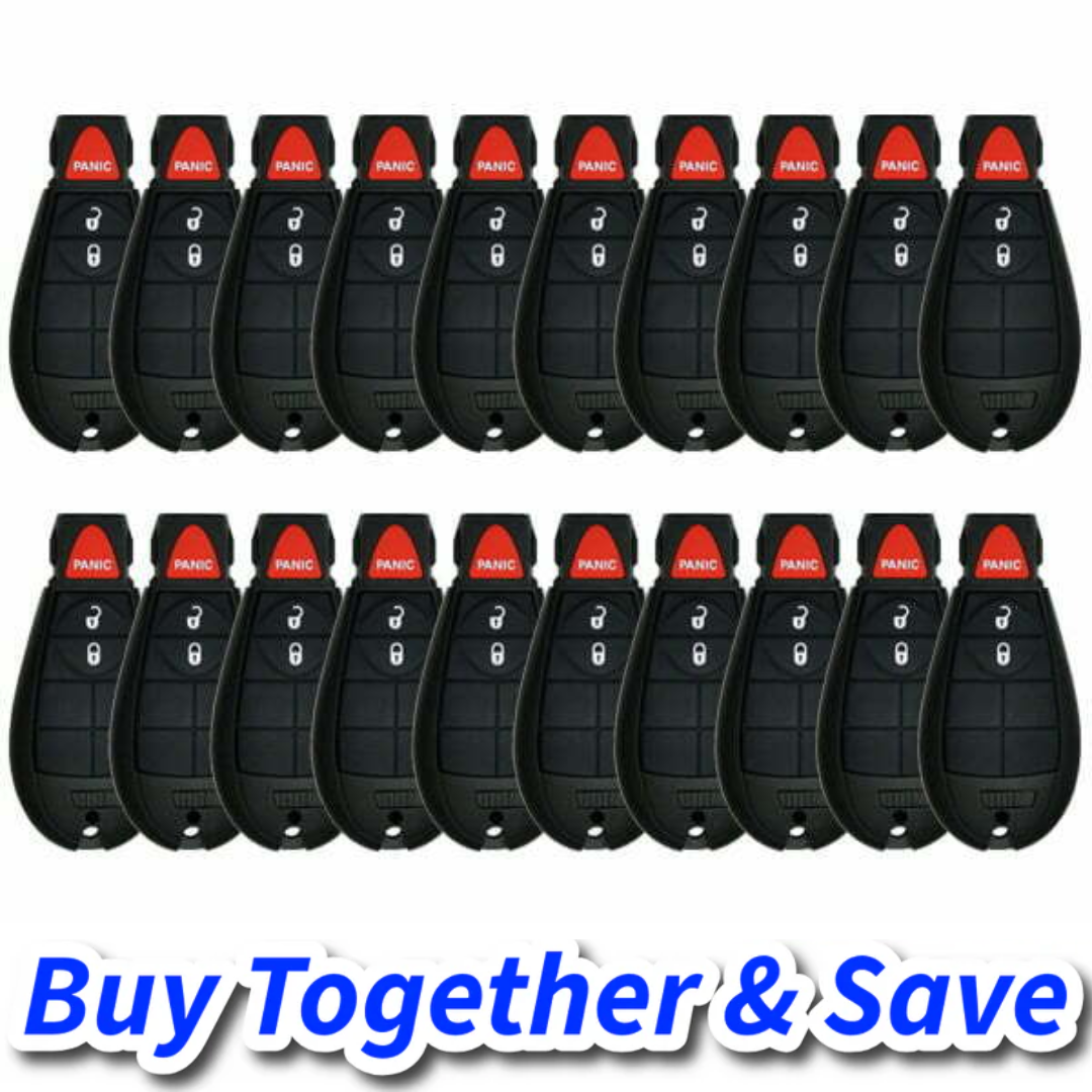 Bundle of 20 / 2013-2023 Dodge Ram / 3-Button Fobik / GQ4-53T (Aftermarket)