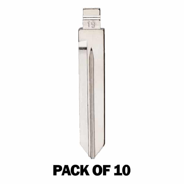 (Pack of 10) KEYDIY Key Blade – Ford H75 / FO38 – (#19) – For Xhorse / Keydiy Universal Remote Flip Keys