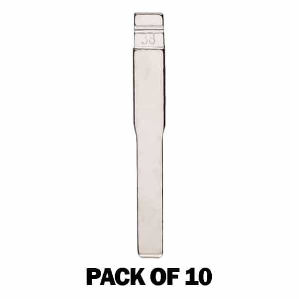 (Pack of 10) KEYDIY Key Blade – Ford Focus HU101- (#38) – For Xhorse / Keydiy Universal Remote Flip Keys