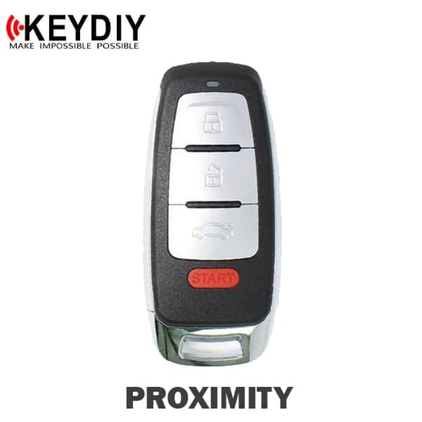 KEYDIY Audi Style 4-Button Universal Smart Key w/ Proximity Function (KD-ZB08-4)