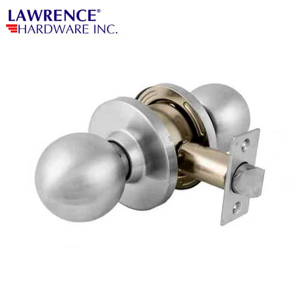 LAWRENCE HARDWARE 5300 SERIES – Passage / US32D Ball Knob / Door Knob / LH5301B
