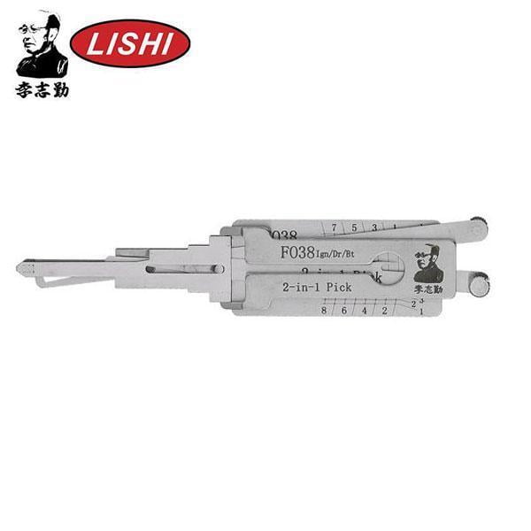 Original Lishi – H75 / FO38 / Ford / 2-in-1 Pick & Decoder / Ignition / Door / Trunk / Anti Glare