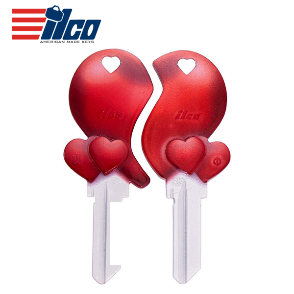ILCO – Heart Mates Key Blank – SC1 / KW11 / WR5