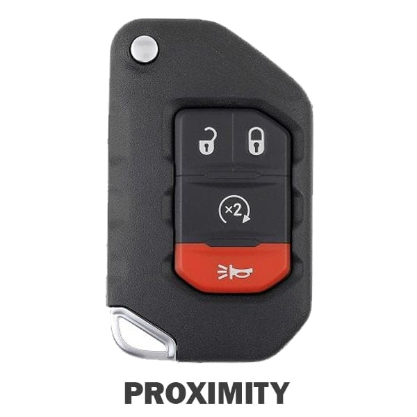 2018-2023 Jeep Wrangler Gladiator / 4-Button Flip Key / PN: 68416784AA / OHT1130261 (Aftermarket)