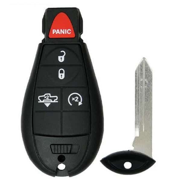 2013-2023 Dodge Ram / 5-Button Fobik Key / GQ4-53T (Aftermarket)