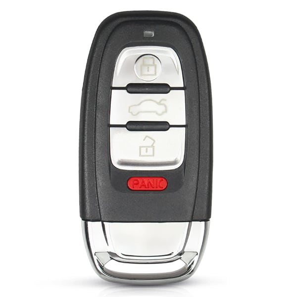 2008-2012 Audi / 4-Button Smart Key / Without Comfort Access / PN: 8T0959754A / IYZFBSB802 (Aftermarket)