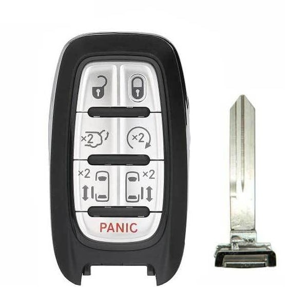 2017-2022 Chrysler Pacifica Voyager / 7-Button Smart Key / No KeySense / PN: 68217832AC / M3N-97395900 (Aftermarket)