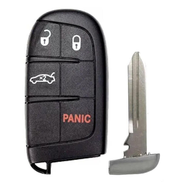 2011-2019 Dodge Chrysler / 4-Button Smart Key / PN: 68051387AD / FCC ID: M3N40821302 (Aftermarket)
