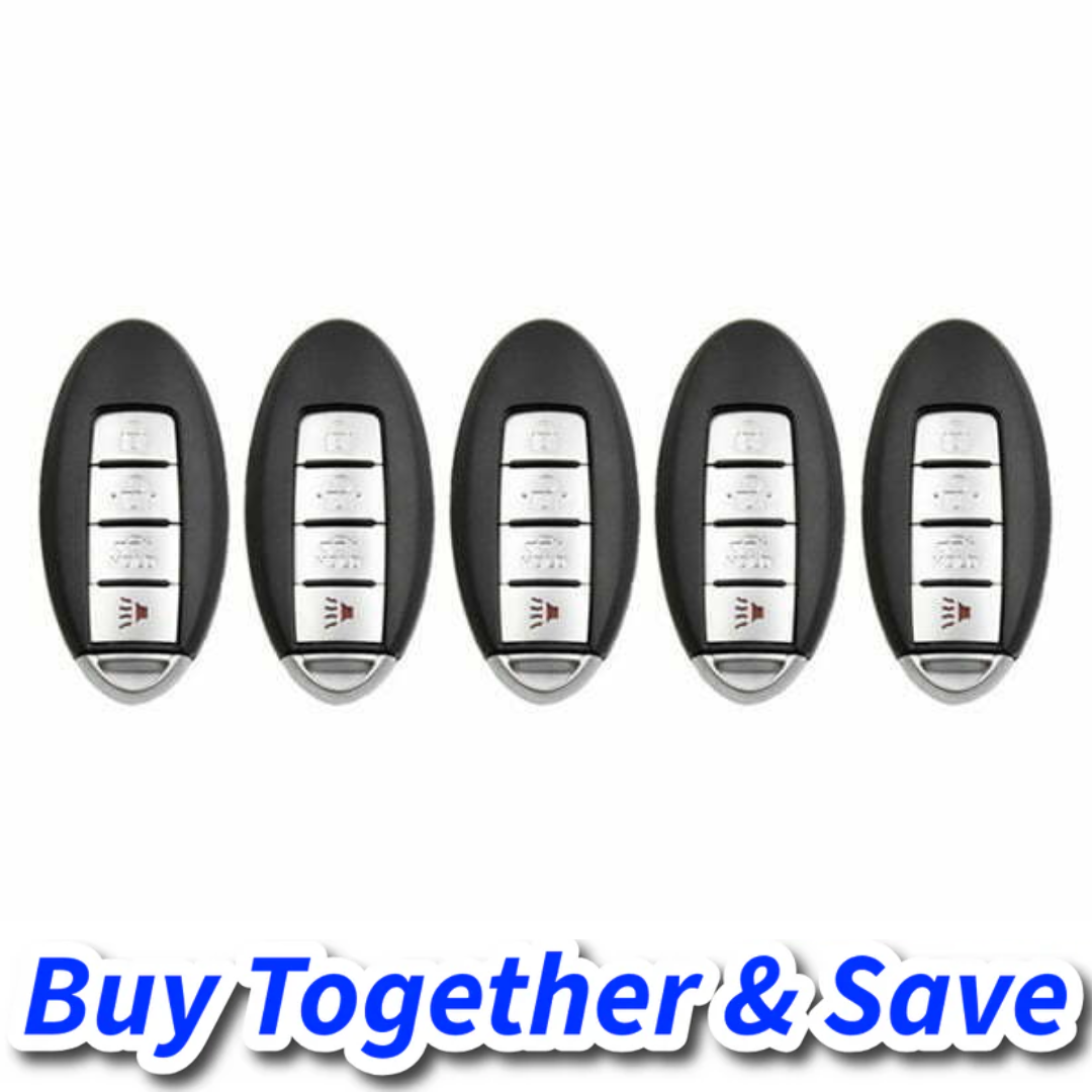 Bundle of 5 / 2007-2015 Nissan / Infiniti / 4-Button Smart Key KR55WK49622 / KR55WK48903 (Aftermarket)