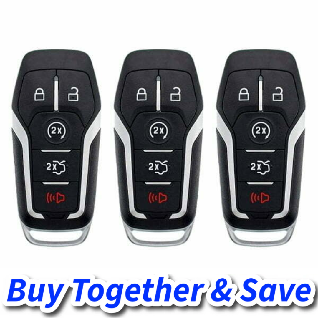 Bundle of 3 / 2013-2020 Ford Lincoln / 5-Button Smart Key / FCC ID: M3N-A2C31243300 (Aftermarket)