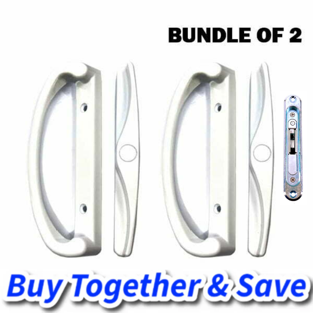 (Bundle of 2) Patio Lock w/ Single Latch