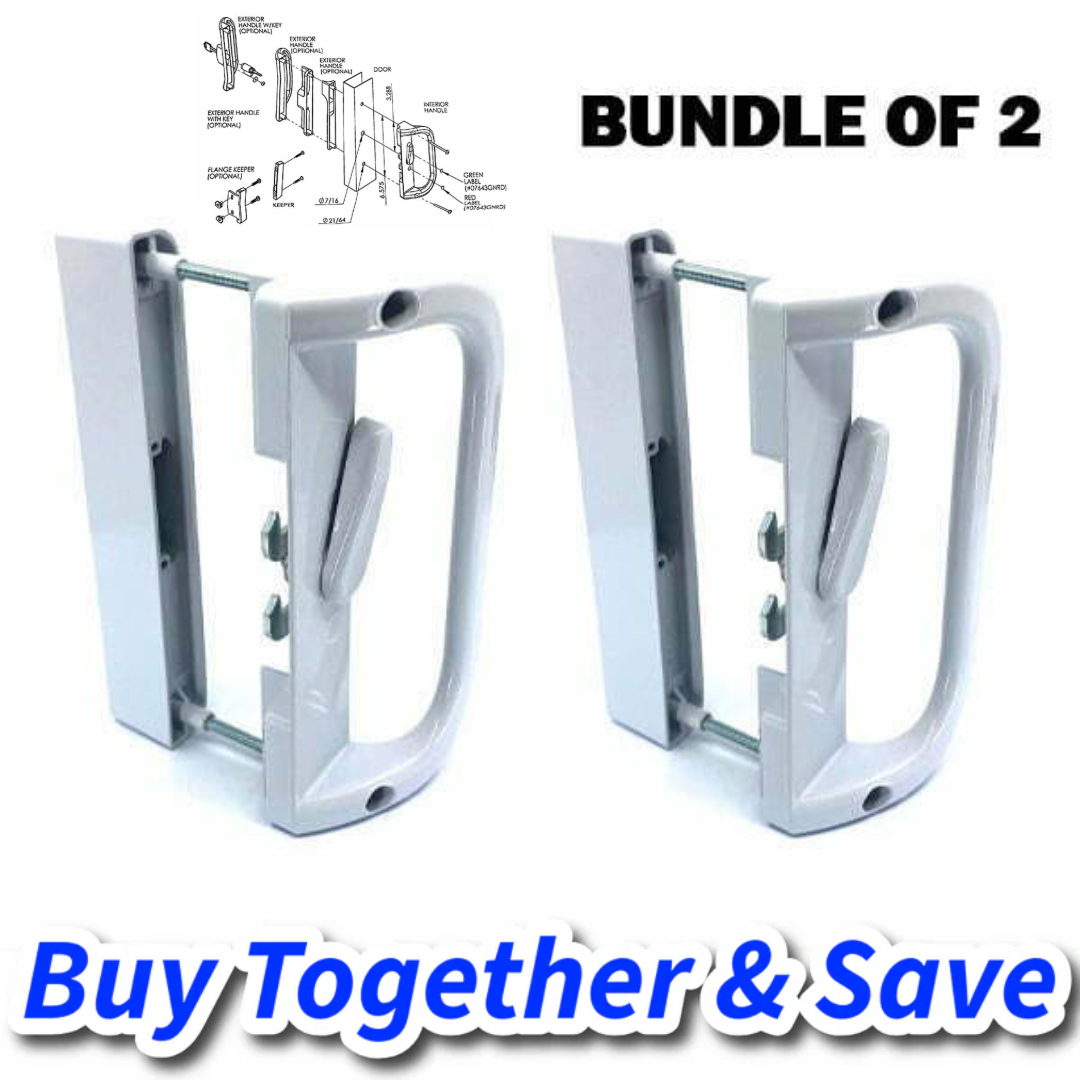 (Bundle of 2) Hook Patio Lock / No Cylinder