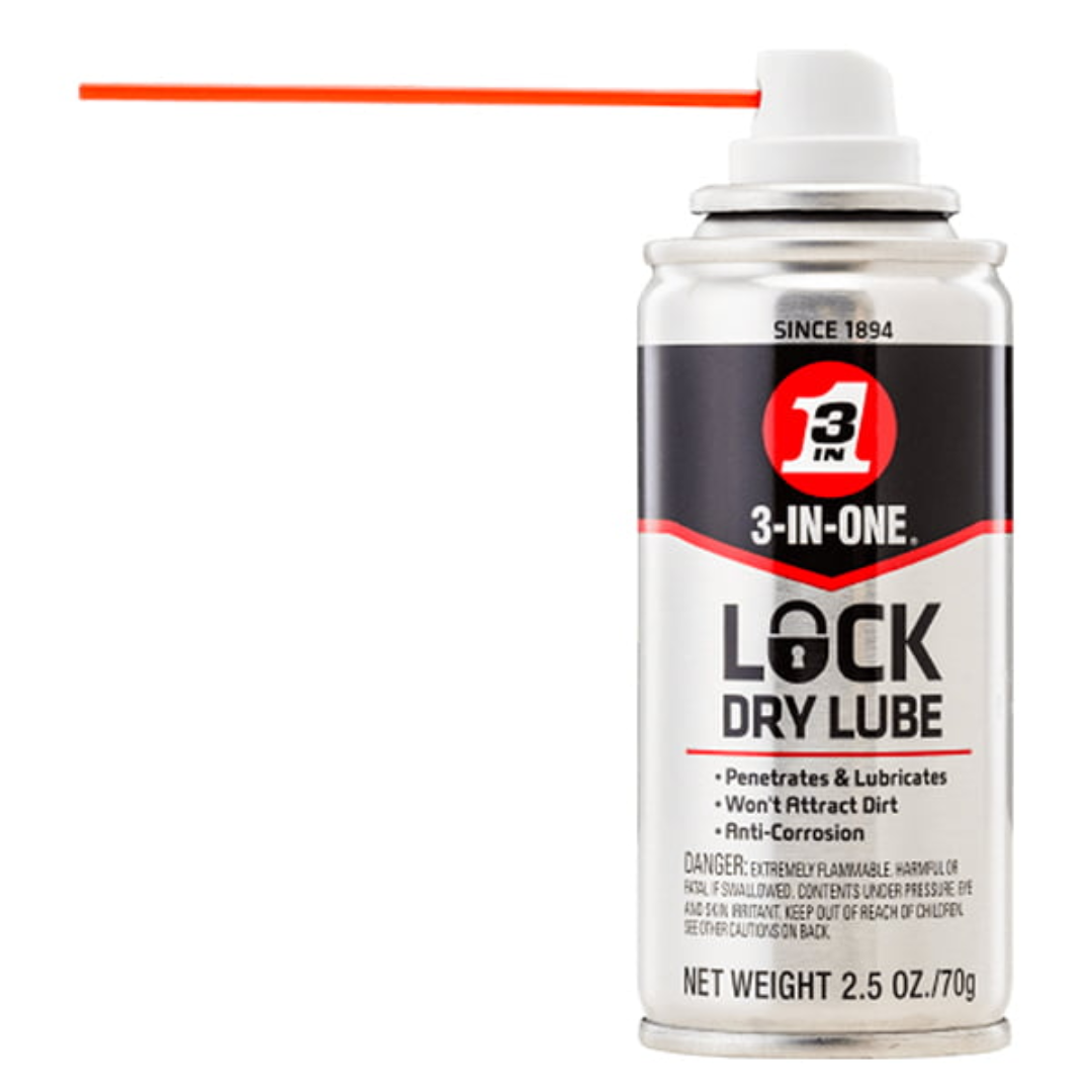WD-40 – 3-IN-ONE® Lock Dry Lubricant Oil / 2.5 oz.