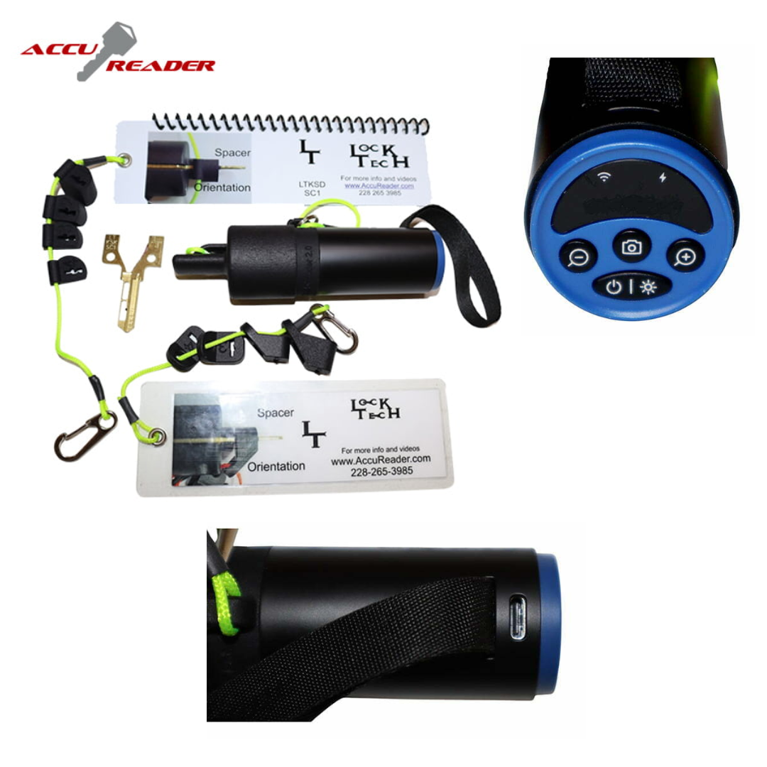 AccuReader – LockTech Kwikset SmartKey Decoder 2.0 Full Package / 1-Tool and KW1 & SC1 Key Profiles
