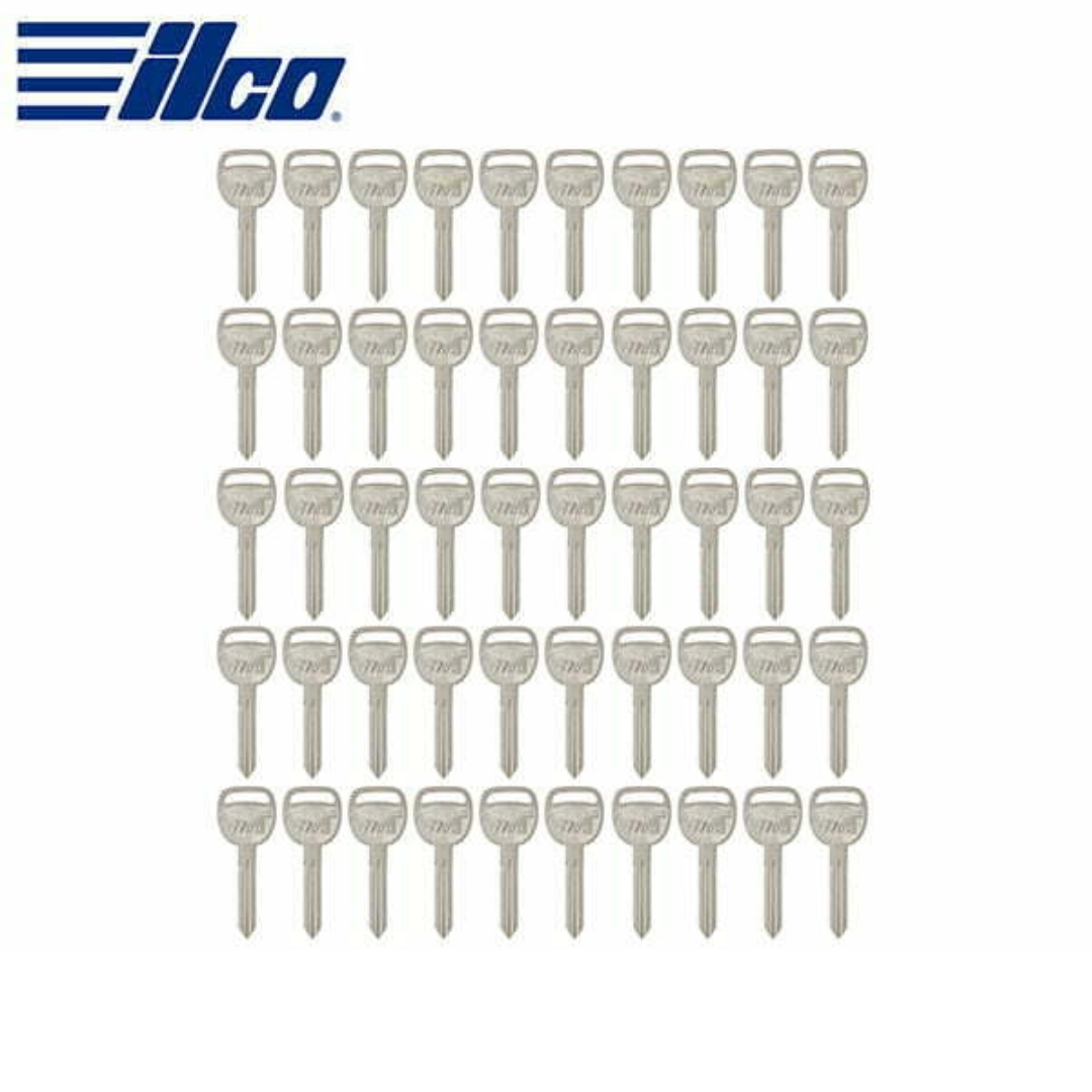 Bundle of 50 / ILCO GM B106 – P1115 Metal Key