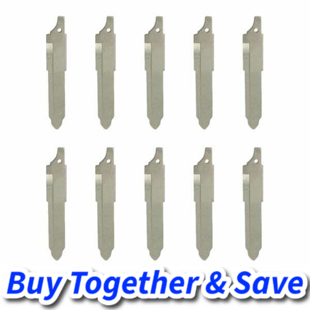 Bundle of 10 / Mazda Flip Key Replacement Blade (Aftermarket)
