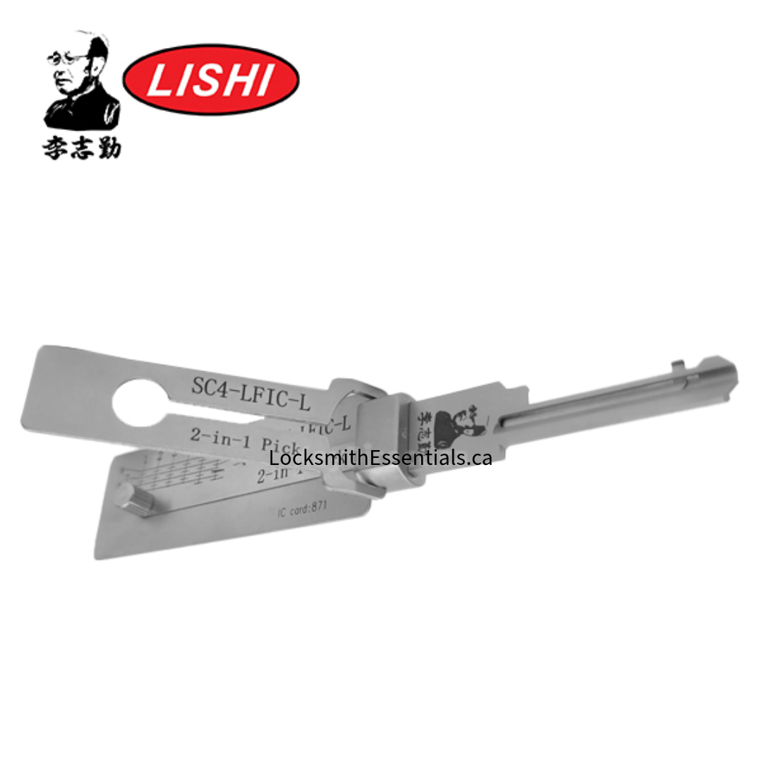 NEW! Original Lishi – SC4 LFIC – Left Hand – 2-in-1 Pick & Decoder / AG