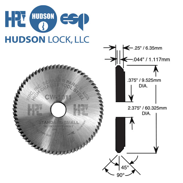HPC – CW-1011 – 90° Angle Small Cylinder Cutter