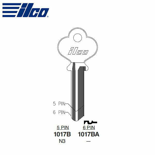 ILCO – 1017B N3 Key Blank For Norwalk