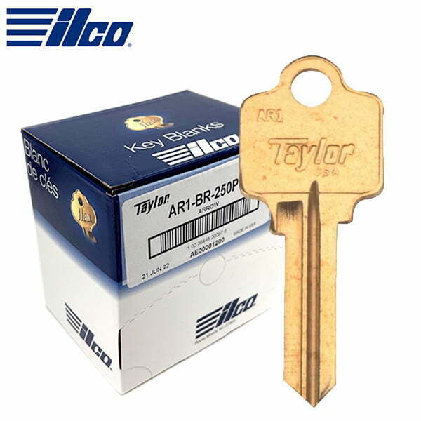 ILCO – AR1-BR ARROW Key Blank / 250 Pack / AR1-BR-250PK