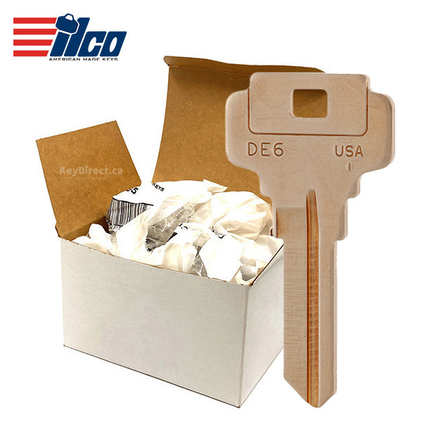 ILCO – DE6-BR DEXTER Key Blank / 250 Pack
