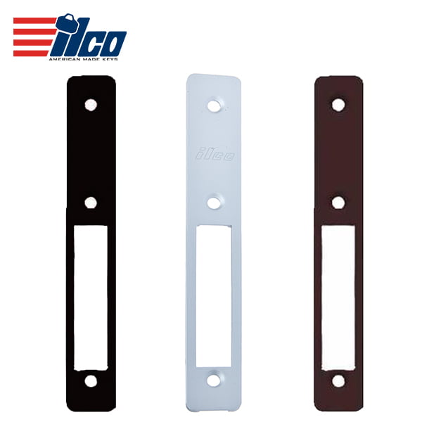 ILCO – Deadbolt Faceplate – Flat – NH – Finish: Clear / Duronotic Dark Bronze / Black