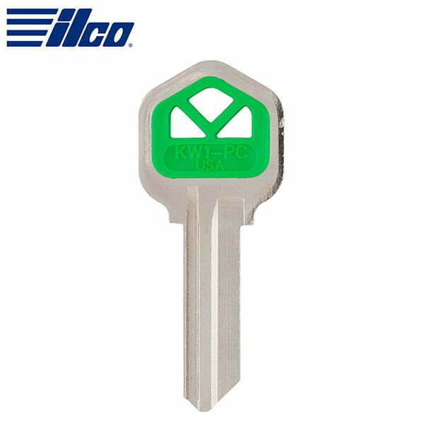 ILCO – Kwikset Plastic Head Key Blank / KW1-PC-GREEN