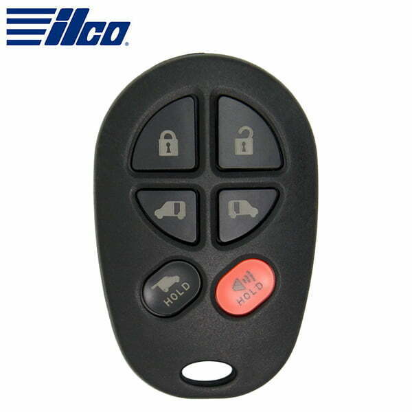 ILCO – Look-Alike™ 2004-2018 Toyota Sienna / 6-Button Keyless Entry Remote / PN: 89742-AE050 (RKE-TOY-6B1)