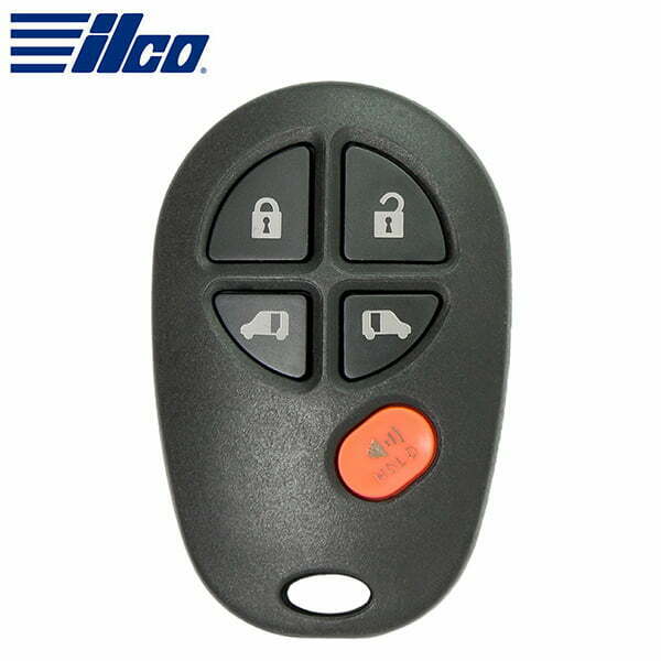 ILCO Look-Alike™ 2004-2020 Toyota Sienna / 5-Button Keyless Entry Remote / FCC ID: GQ43VT20T (RKE-TOY-5B1)