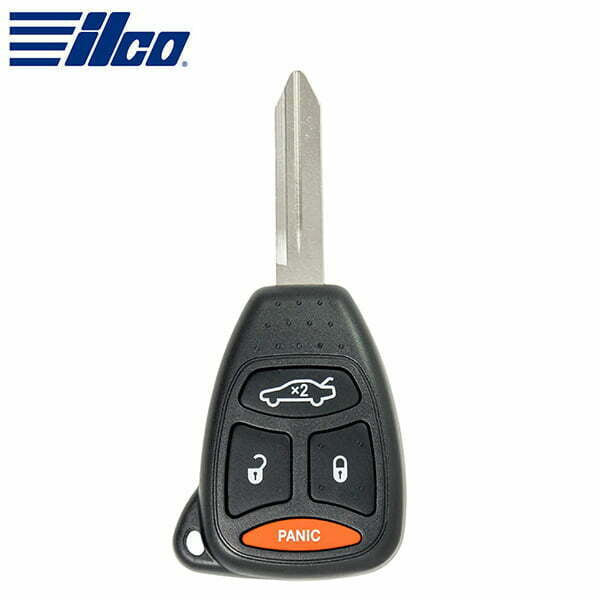 ILCO Look-Alike™ 2005-2009 Chrysler 4-Button Remote Head Key / FCC ID: KOBDT04A (RHK-CHRY-4B2)