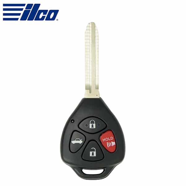 ILCO Look-Alike™ 2008- 2012 Toyota 4 Button Remote Head Key / PN: 89070-02270 (RHK-TOY-4BD2)