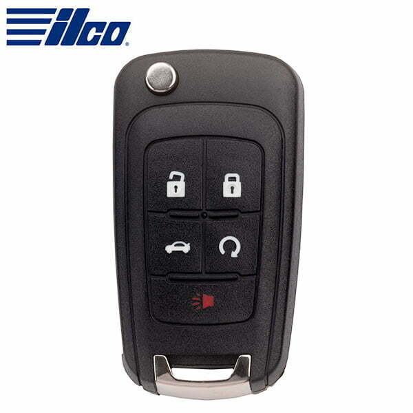 ILCO Look-Alike™ 2010 – 2019 GM 5-Button Flip Key / FCC ID: OHT01060512 (FLIP-GM-5B1HS)