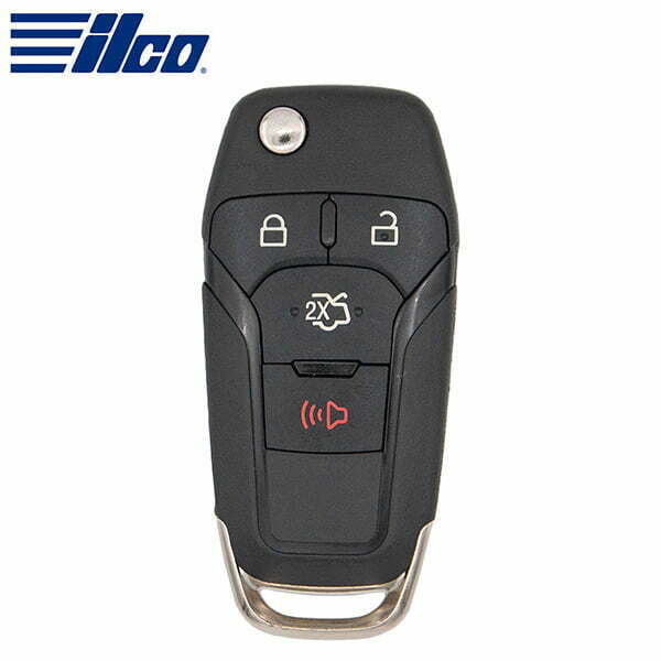 ILCO Look-Alike™ 2013-2017 Ford Fusion 4 Button Flip Remote / PN: 164-R7986 (FLIP-FORD-4B2HS)